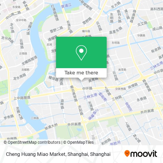 Cheng Huang Miao Market, Shanghai map