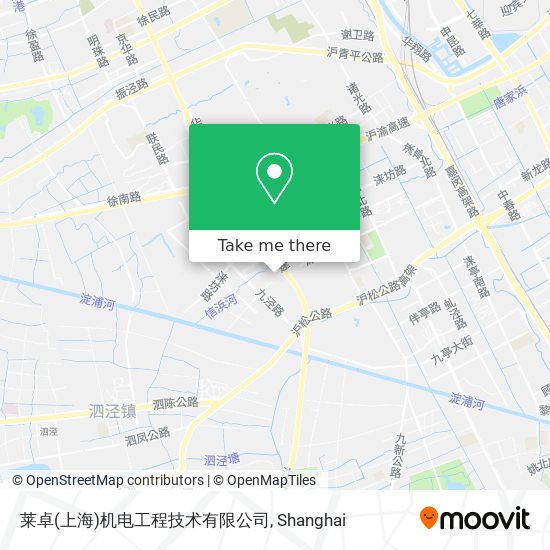 莱卓(上海)机电工程技术有限公司 map