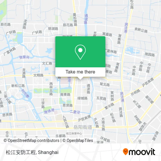 松江安防工程 map