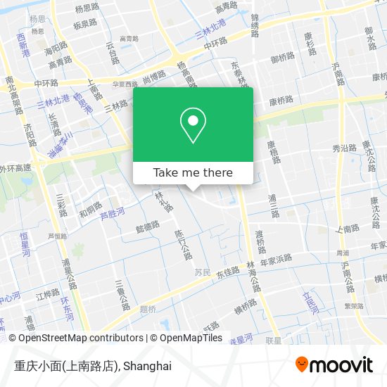 重庆小面(上南路店) map