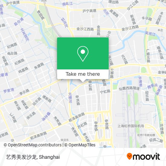 艺秀美发沙龙 map