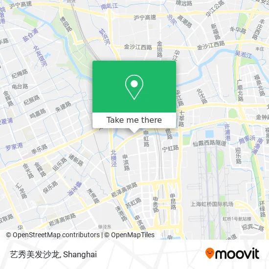 艺秀美发沙龙 map