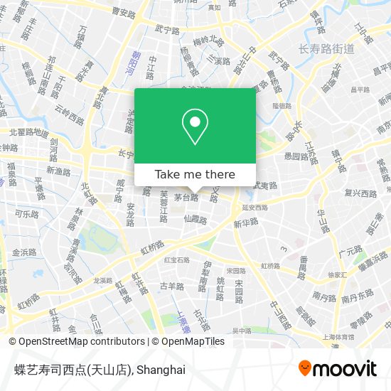 蝶艺寿司西点(天山店) map