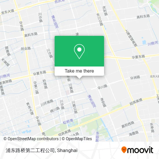 浦东路桥第二工程公司 map