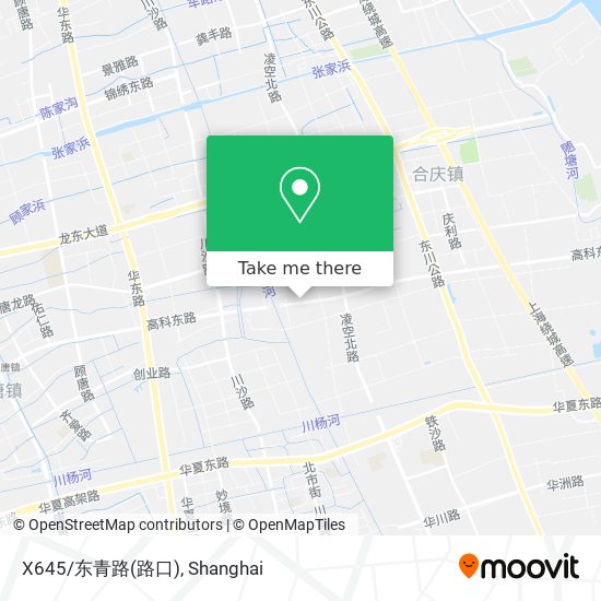X645/东青路(路口) map