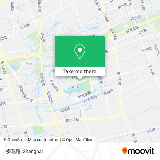 樱花路 map