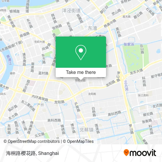 海桐路樱花路 map