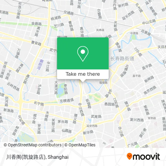 川香阁(凯旋路店) map