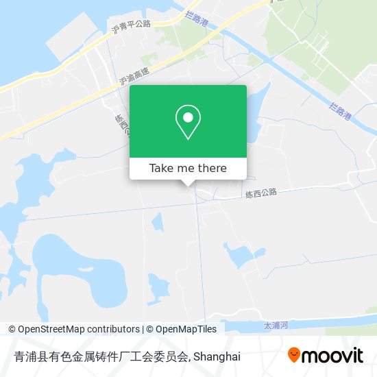 青浦县有色金属铸件厂工会委员会 map