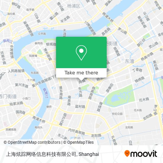 上海炫踪网络信息科技有限公司 map
