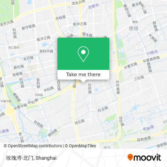 玫瑰湾-北门 map