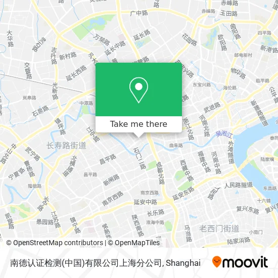 南德认证检测(中国)有限公司上海分公司 map