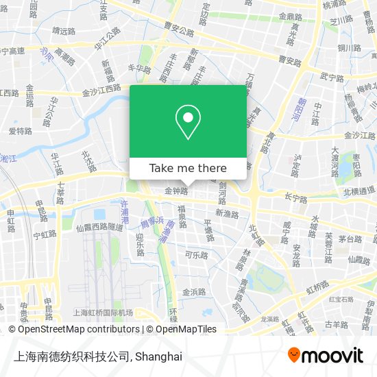 上海南德纺织科技公司 map