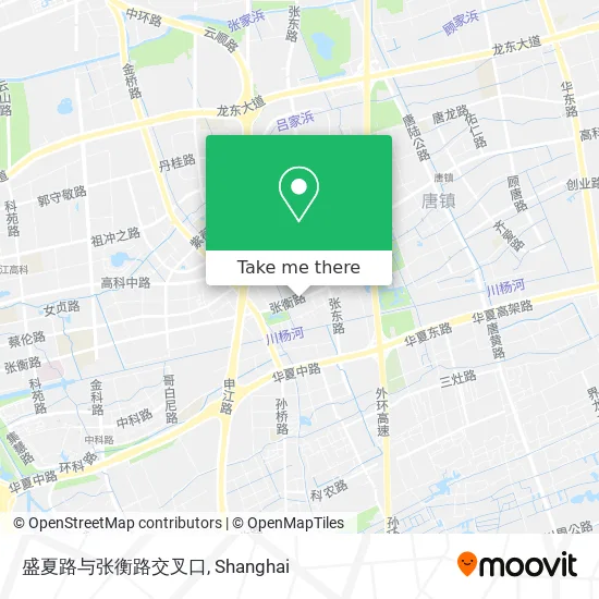 盛夏路与张衡路交叉口 map