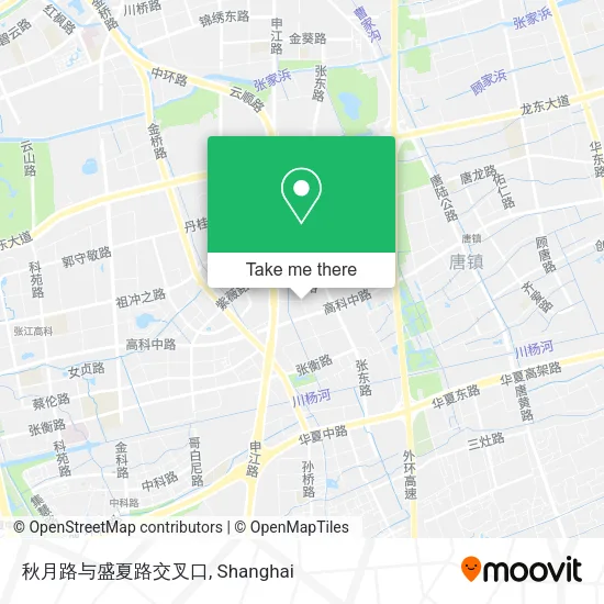 秋月路与盛夏路交叉口 map