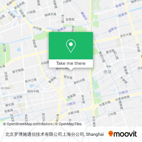 北京罗博施通信技术有限公司上海分公司 map