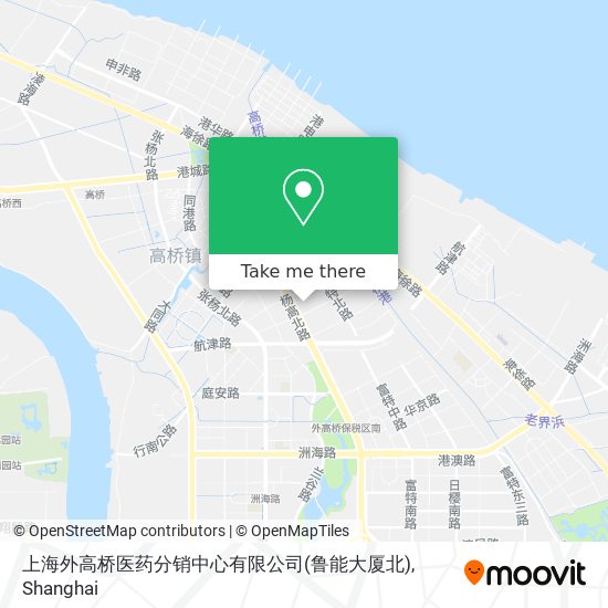 上海外高桥医药分销中心有限公司(鲁能大厦北) map