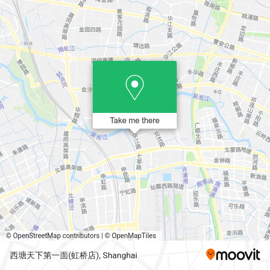 西塘天下第一面(虹桥店) map