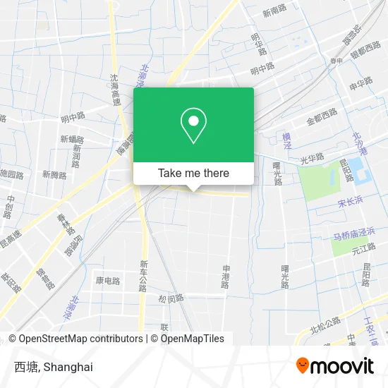 西塘 map