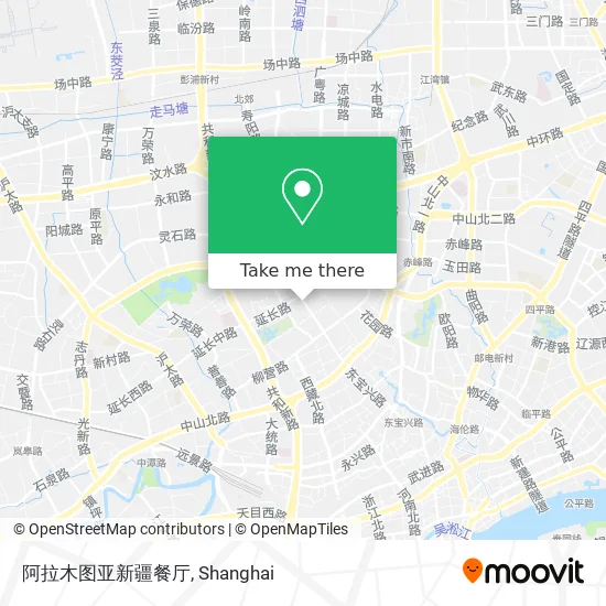 阿拉木图亚新疆餐厅 map