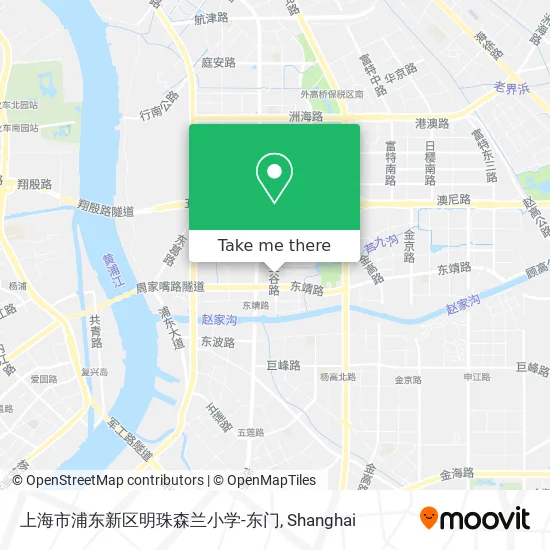 上海市浦东新区明珠森兰小学-东门 map