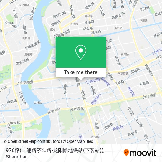 976路(上浦路济阳路-龙阳路地铁站(下客站)) map