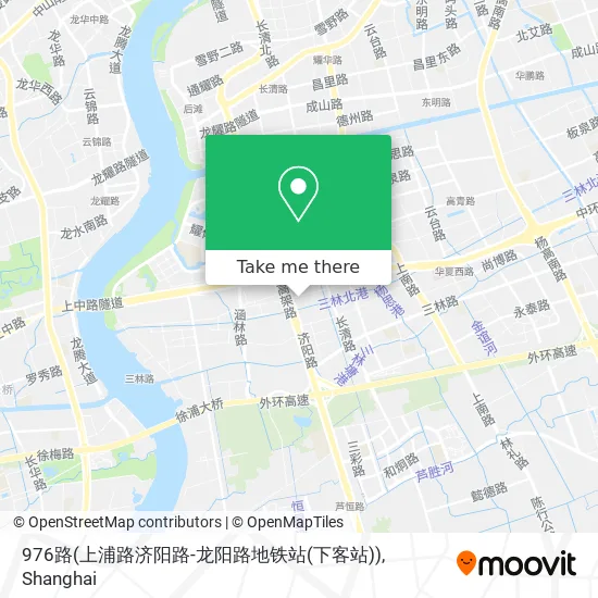 976路(上浦路济阳路-龙阳路地铁站(下客站)) map