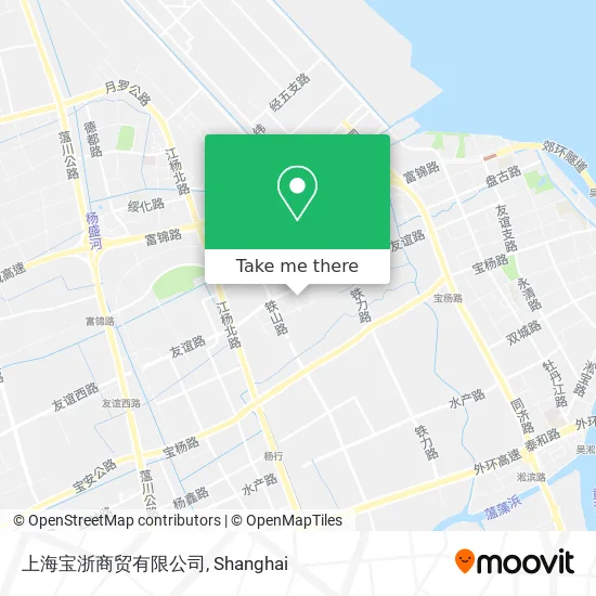 上海宝浙商贸有限公司 map