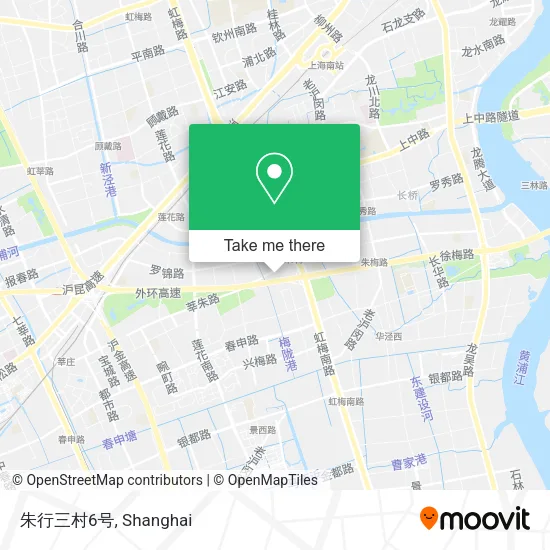 朱行三村6号 map