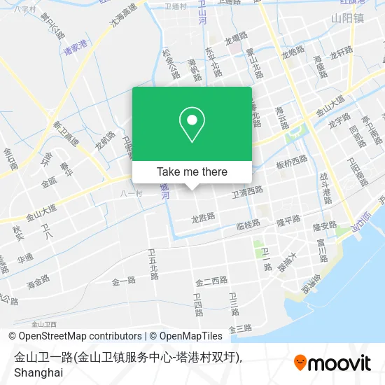 金山卫一路(金山卫镇服务中心-塔港村双圩) map