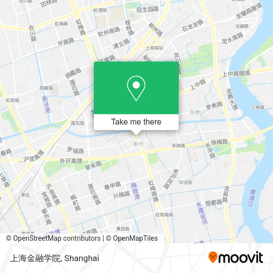 上海金融学院 map