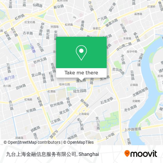 九台上海金融信息服务有限公司 map