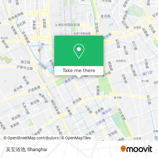 吴宝浴池 map