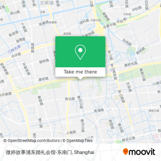 微婷故事浦东婚礼会馆-东南门 map