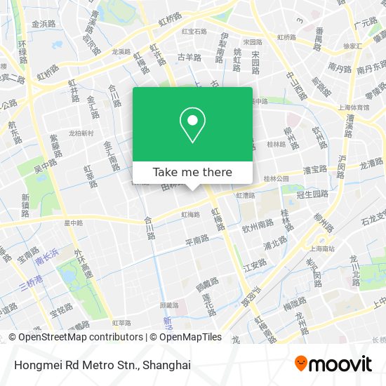 Hongmei Rd Metro Stn. map