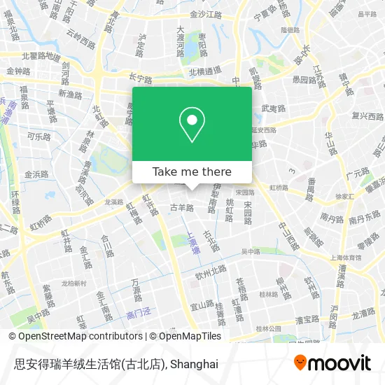 思安得瑞羊绒生活馆(古北店) map