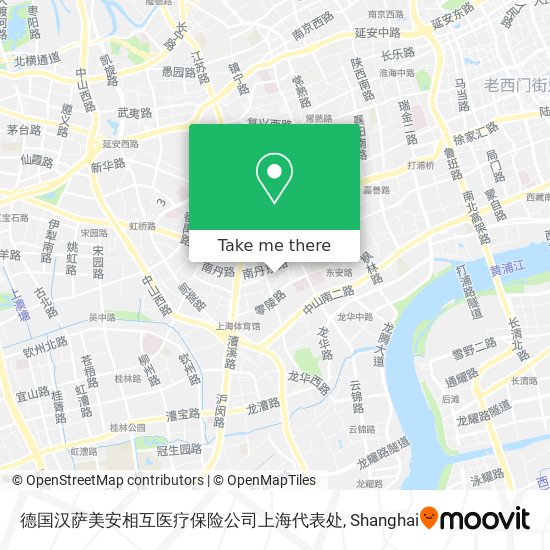 德国汉萨美安相互医疗保险公司上海代表处 map
