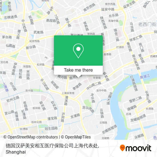 德国汉萨美安相互医疗保险公司上海代表处 map