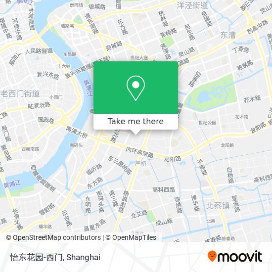 怡东花园-西门 map