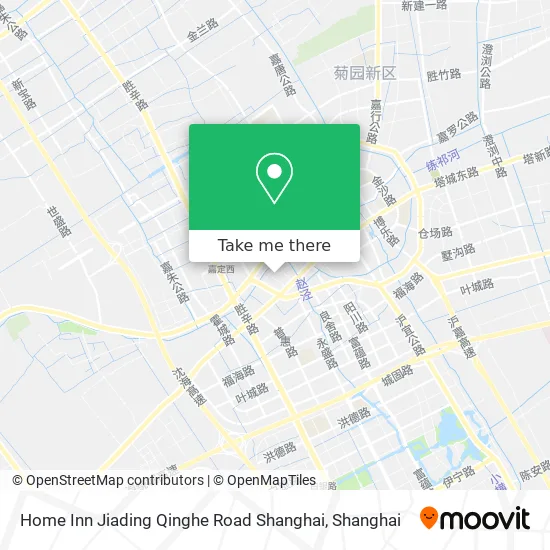 Home Inn Jiading Qinghe Road Shanghai map