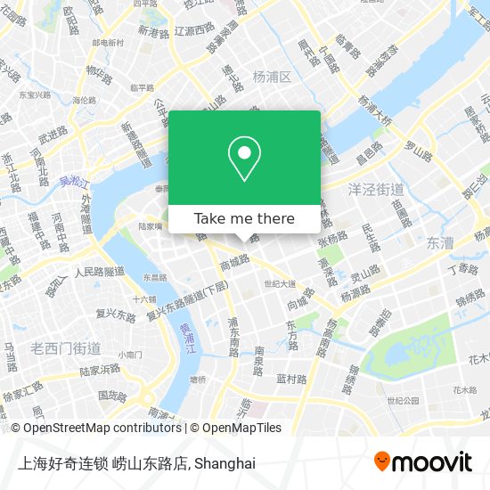 上海好奇连锁 崂山东路店 map