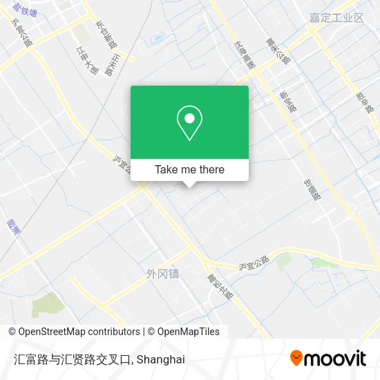 汇富路与汇贤路交叉口 map