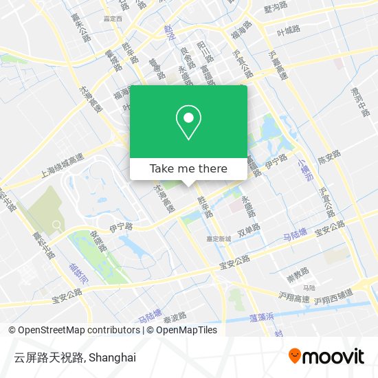 云屏路天祝路 map