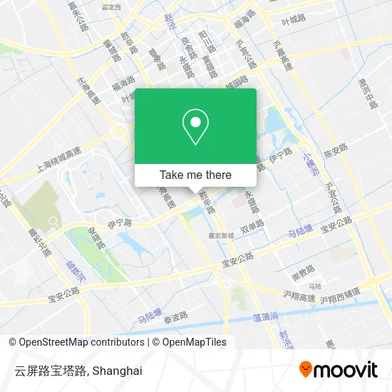 云屏路宝塔路 map