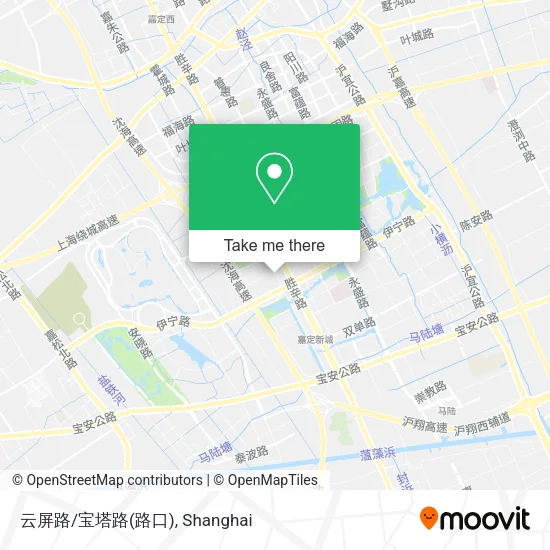 云屏路/宝塔路(路口) map