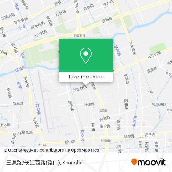 三泉路/长江西路(路口) map