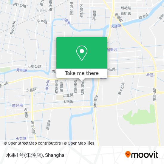 水果1号(朱泾店) map