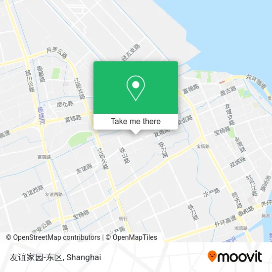 友谊家园-东区 map
