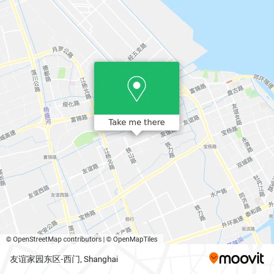友谊家园东区-西门 map