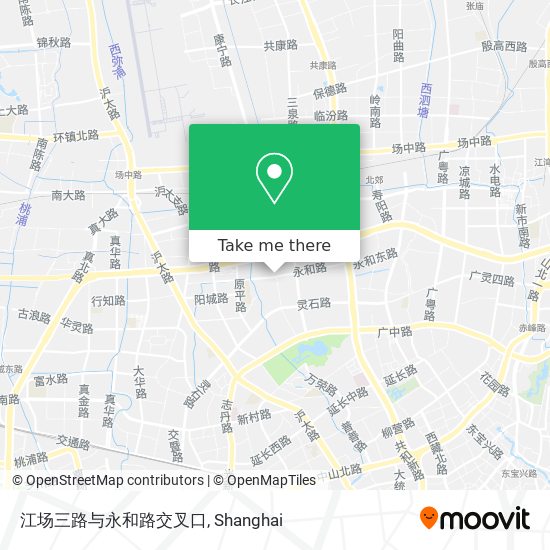 江场三路与永和路交叉口 map